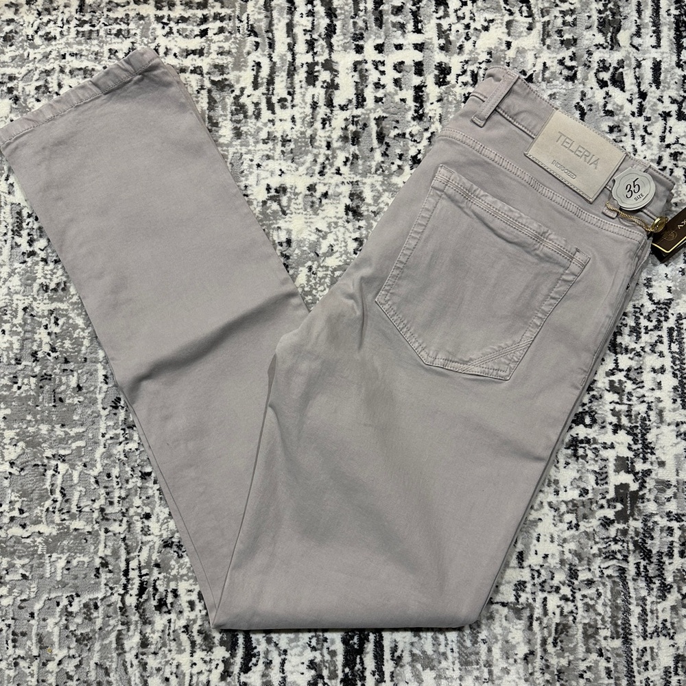 Teleria Zed Made in Italy Men’s 5 Pocket Pants 35/32 NWT